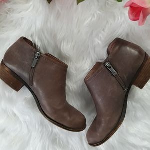 Lucky brand | Distressed Toffee Basel bootie